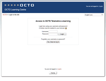 Tablet Screenshot of octotelematics-moodle.arscolor.com